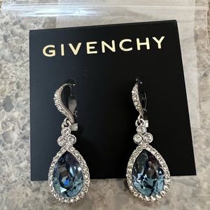 Givenchy Dusty Blue Drop Earrings